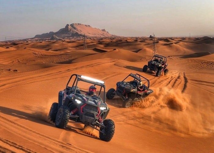 Agafay Desert: Camel & Quad Sunset Ride + Dinner & Fire Show