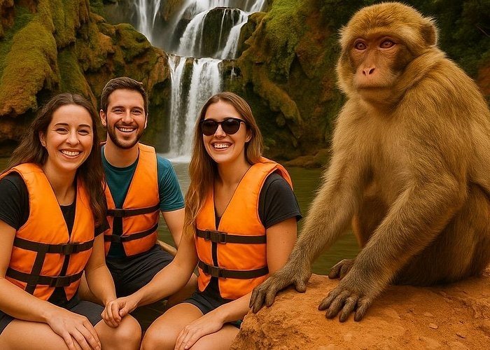 Ouzoud Waterfall Adventure With Boat Ride & Wild Monkeys